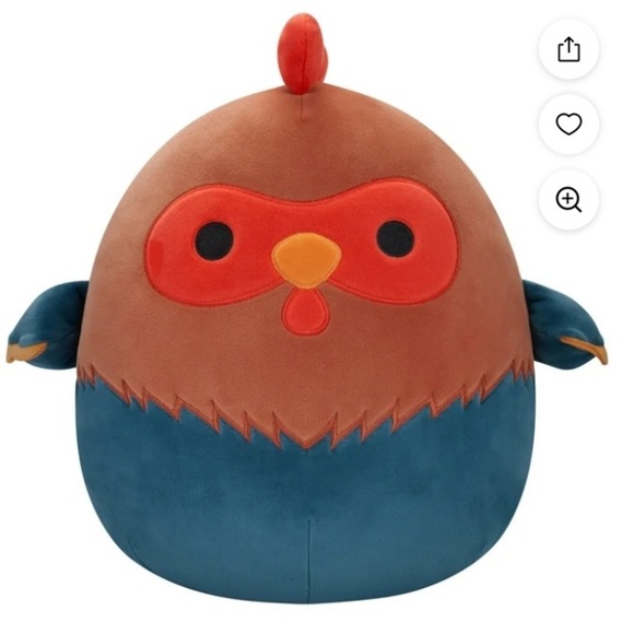 Squishmallows 5 inch Reed the red and blue Rooster - Childs Ultra Soft Plush Toy - Picture 1 of 5